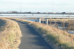 葉鹿公民館地区渡良瀬風車コース