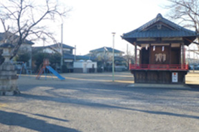 葉鹿公園、篠生（ささご）神社