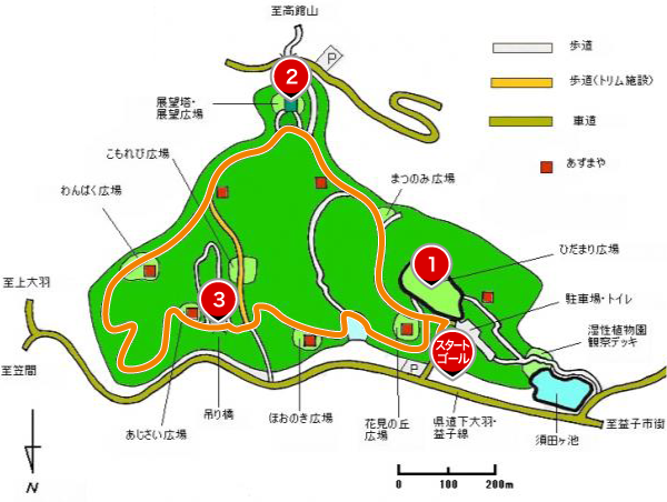 益子の森トリム歩道